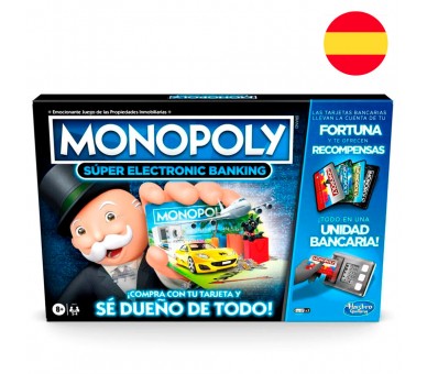 Juego mesa Monopoly Super Electronic Banking