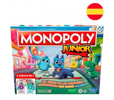 Juego mesa Monopoly Junior