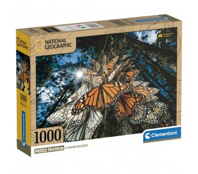 Puzzle Monarch Butter National Geographic 1000pzs