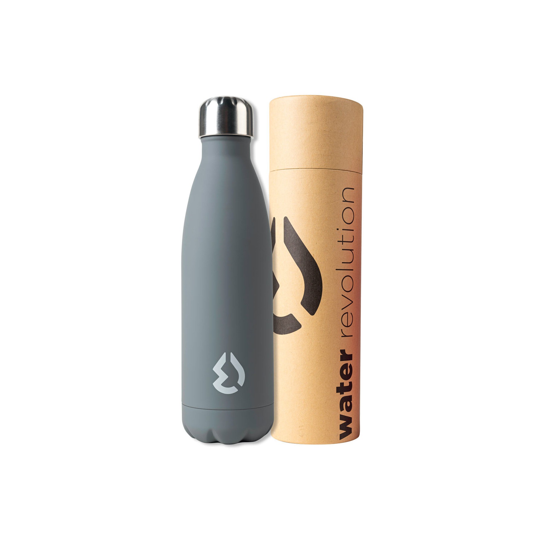 Botella Gris Water Revolution 500ml