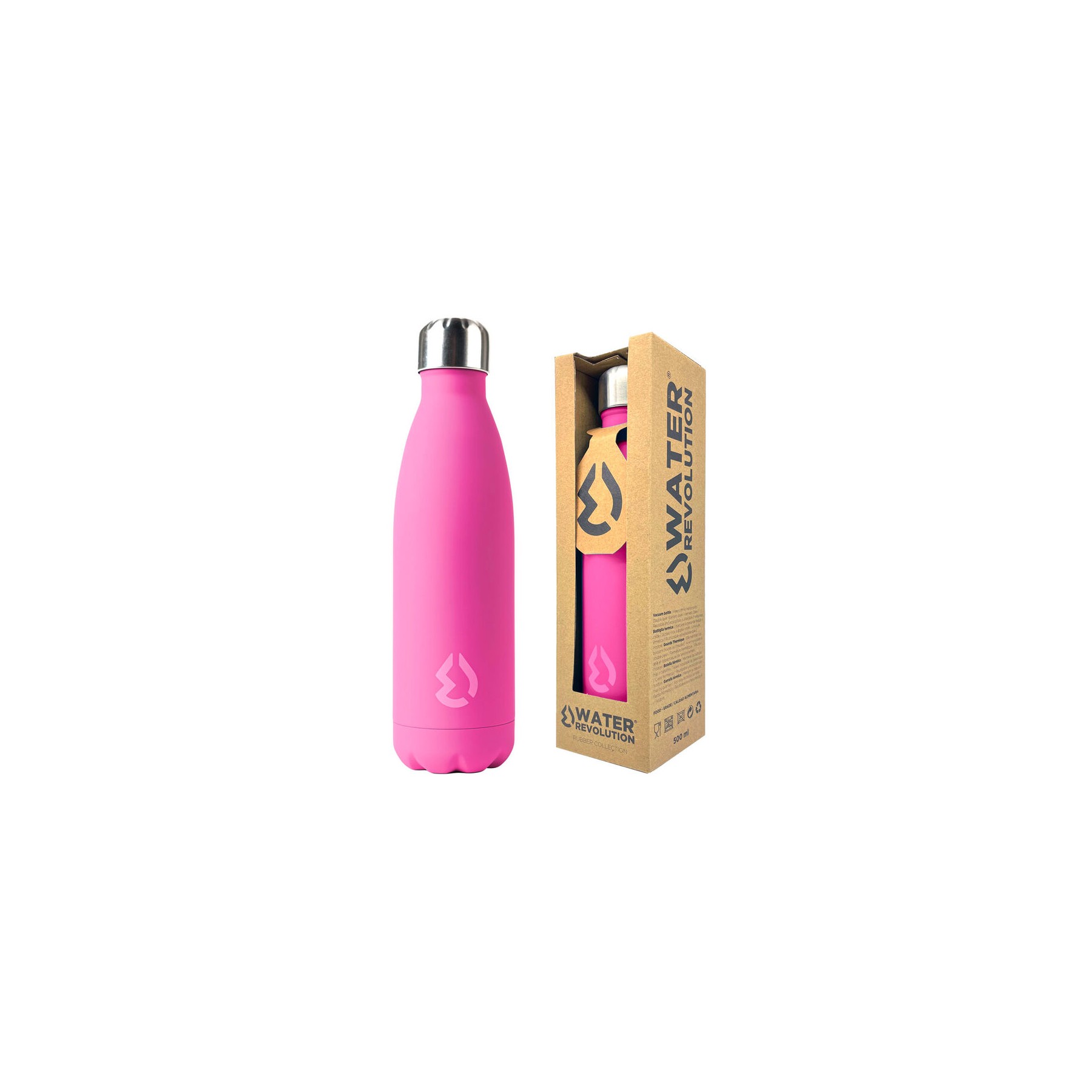 Botella Fucsia Water Revolution 500ml