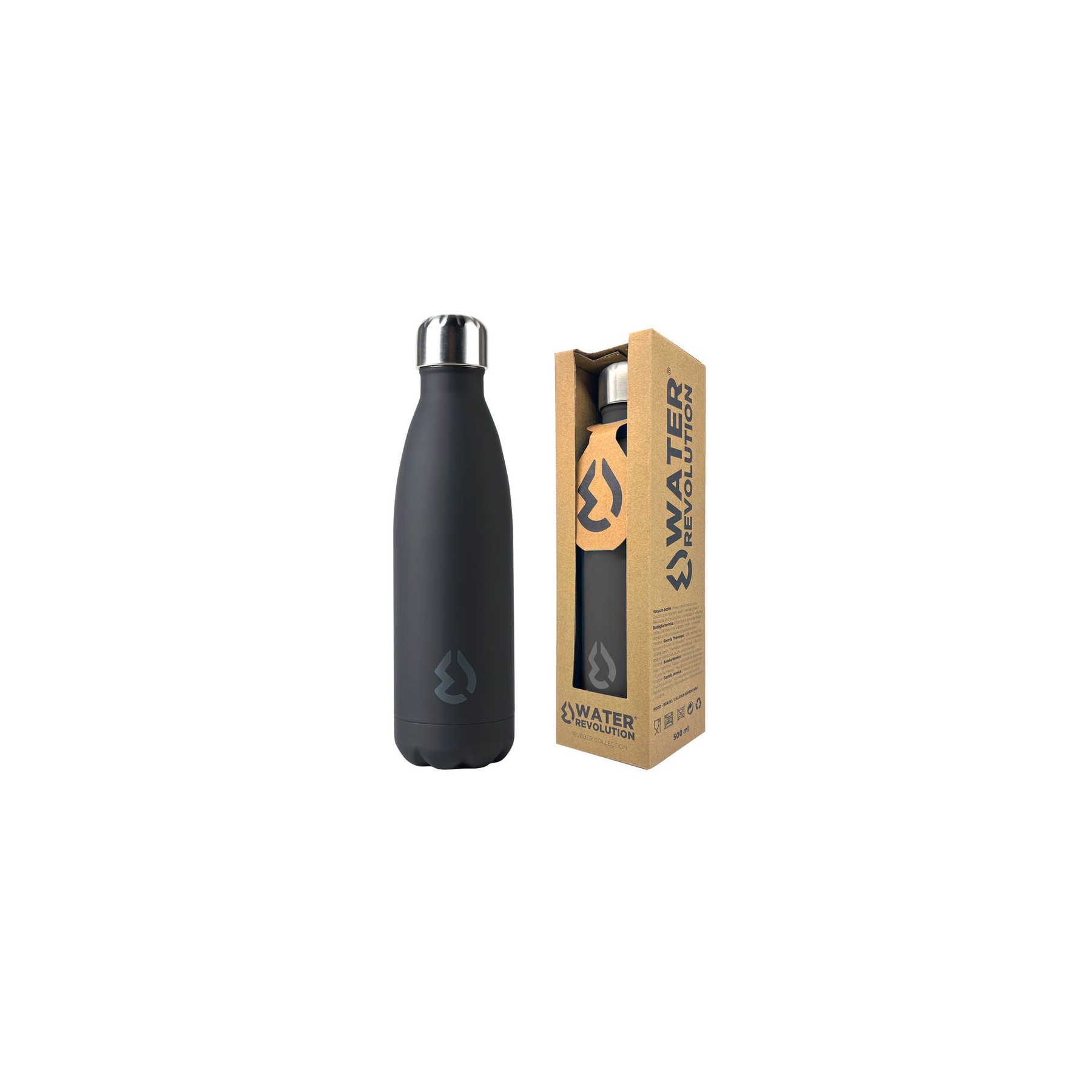 Botella Negro Water Revolution 500ml