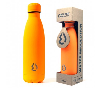 Botella Naranja Fluor Water Revolution 500ml