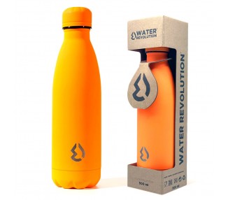 Botella Naranja Fluor Water Revolution 500ml