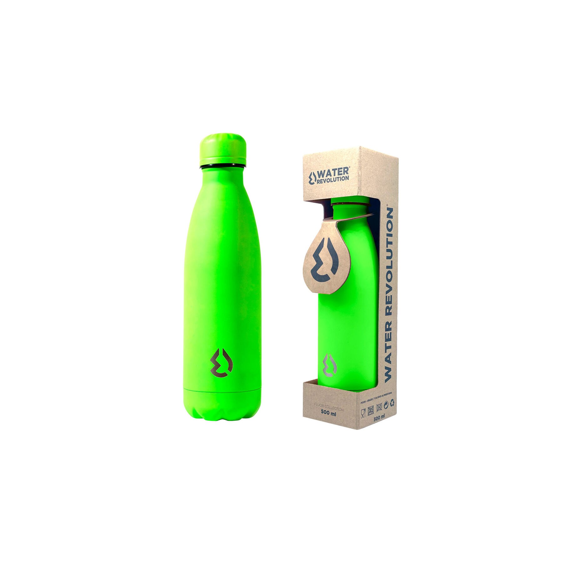 Botella Verde Water Revolution 500ml