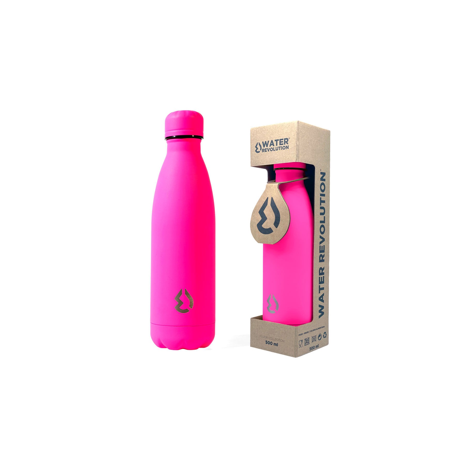 Botella Rosa Water Revolution 500ml