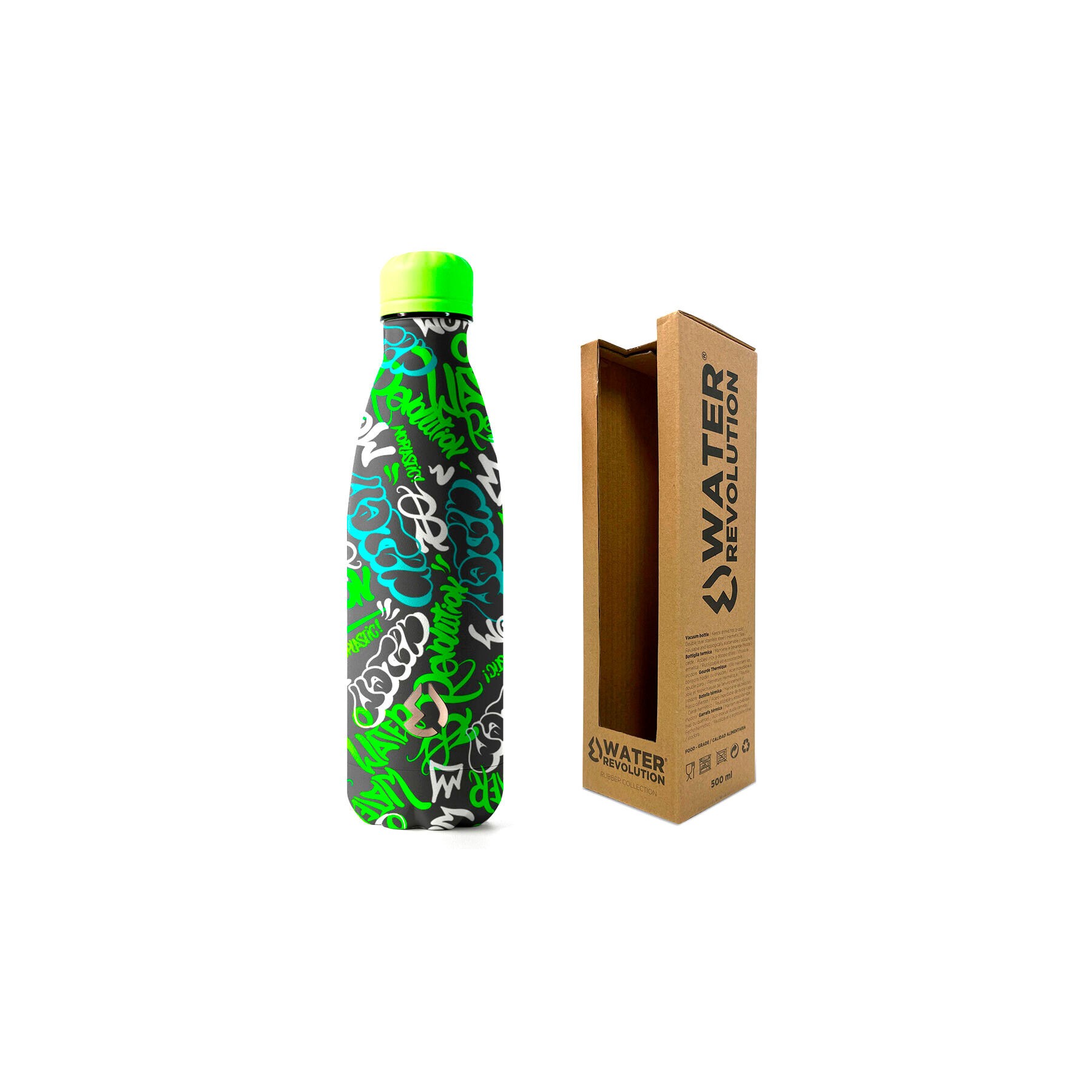 Botella Grafitti Water Revolution 500ml