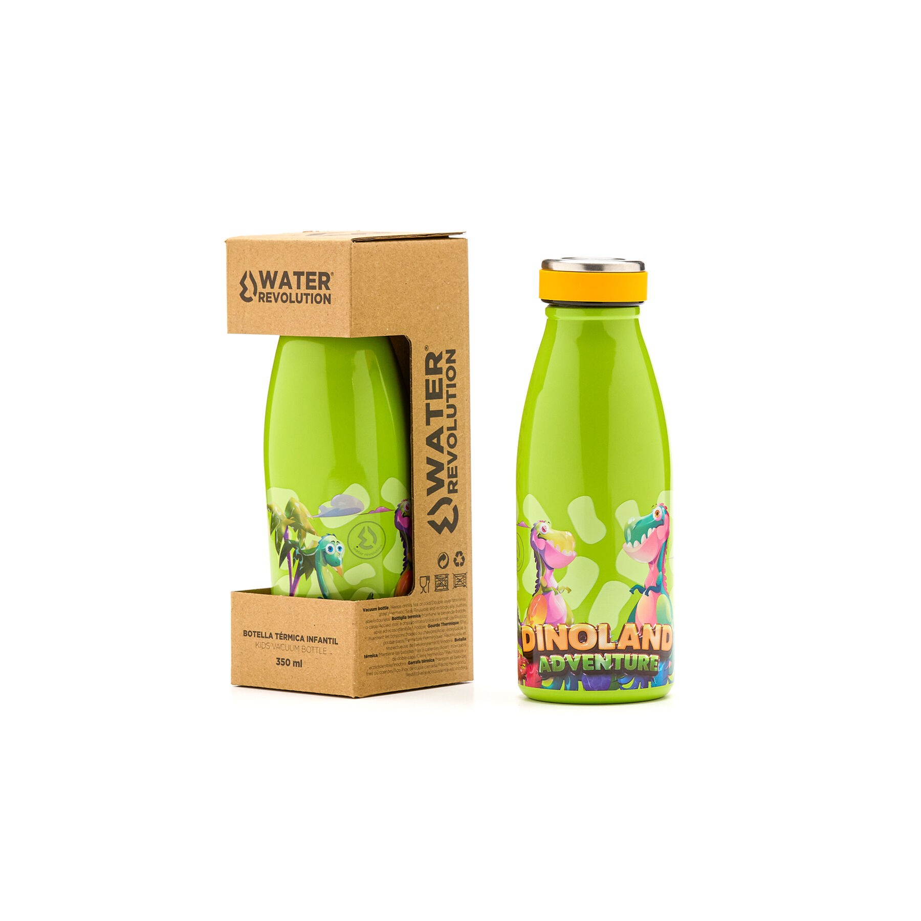 Botella Dinoland termo 400ml Water Revolution