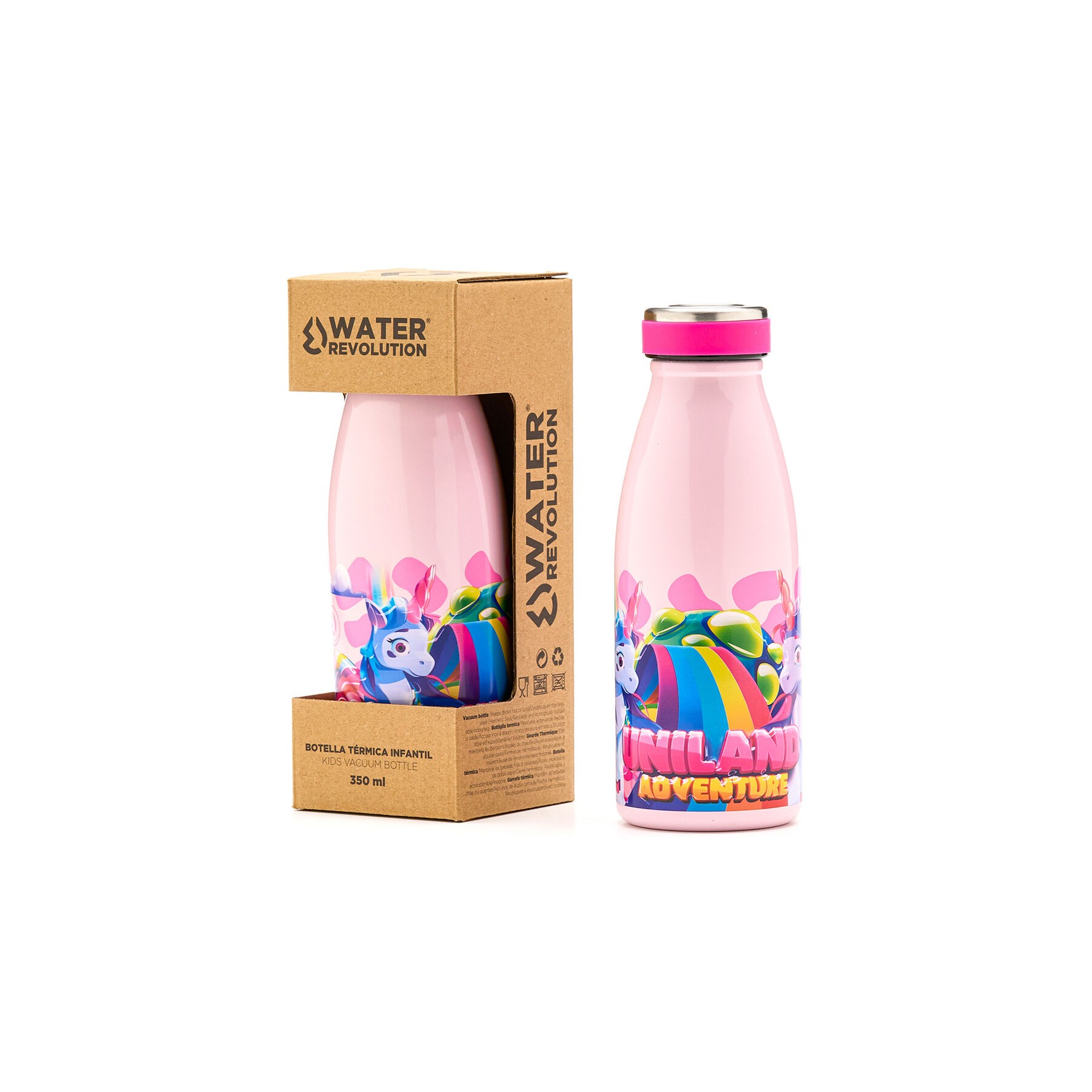 Botella Uniland termo 400ml Water Revolution