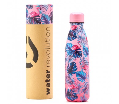 Botella Flamenco Rosa Water Revolution 500ml
