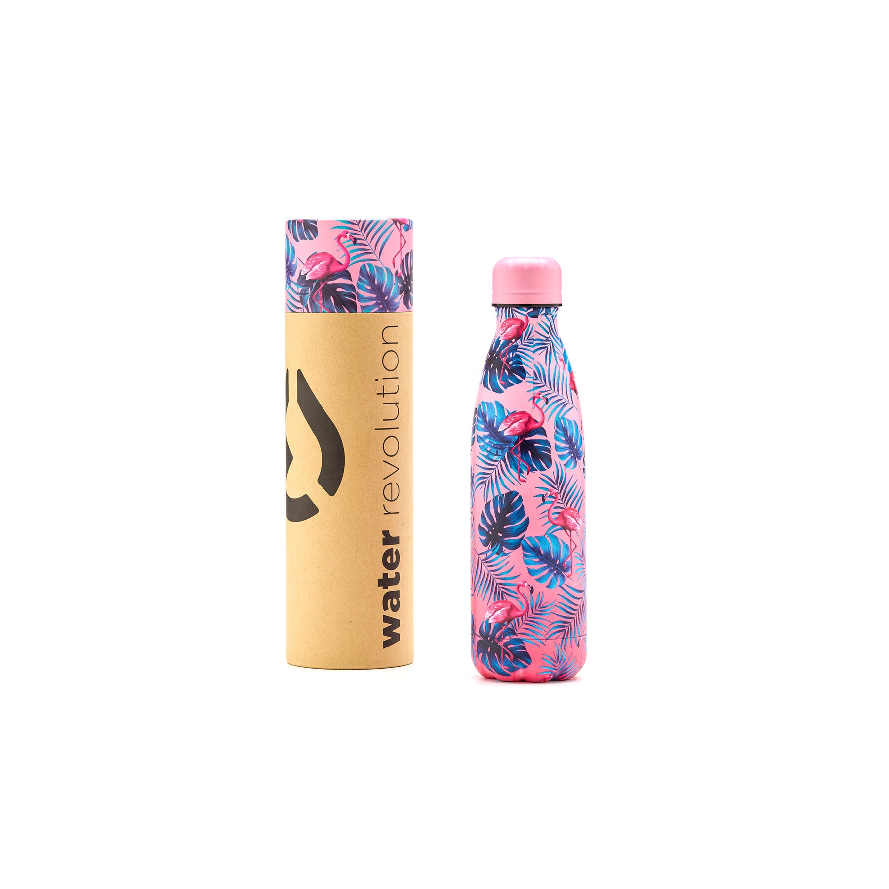 Botella Flamenco Rosa Water Revolution 500ml