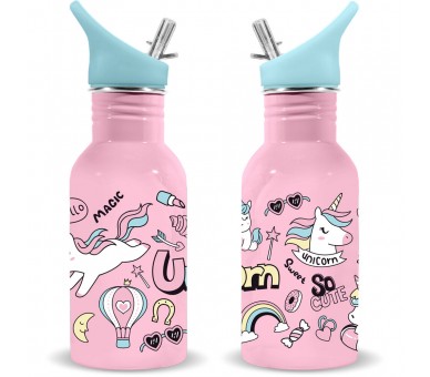 Cantimplora acero inoxidable Unicornio Water Revolution 500ml