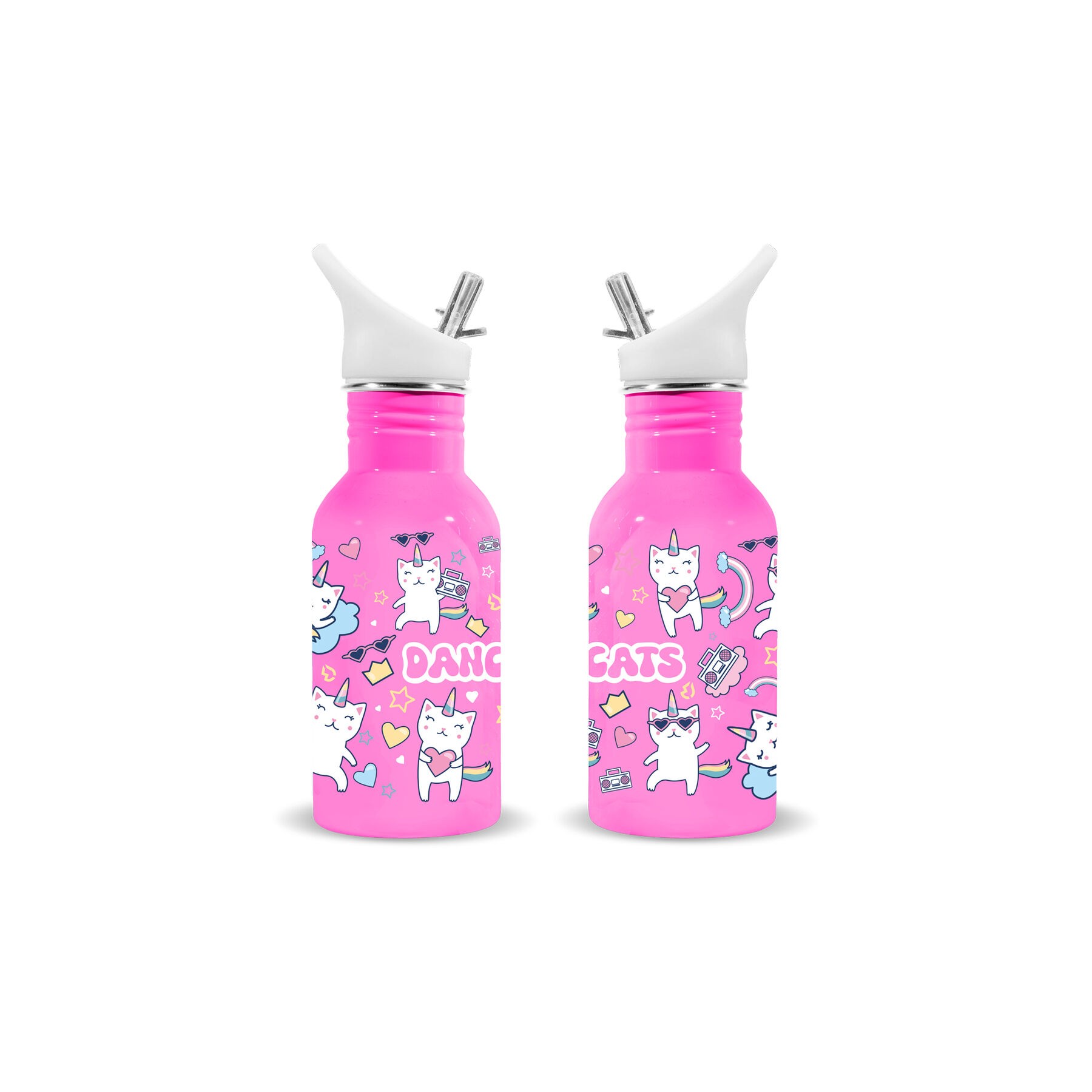 Cantimplora acero inoxidable Gatos Bailarines Water Revolution 500ml