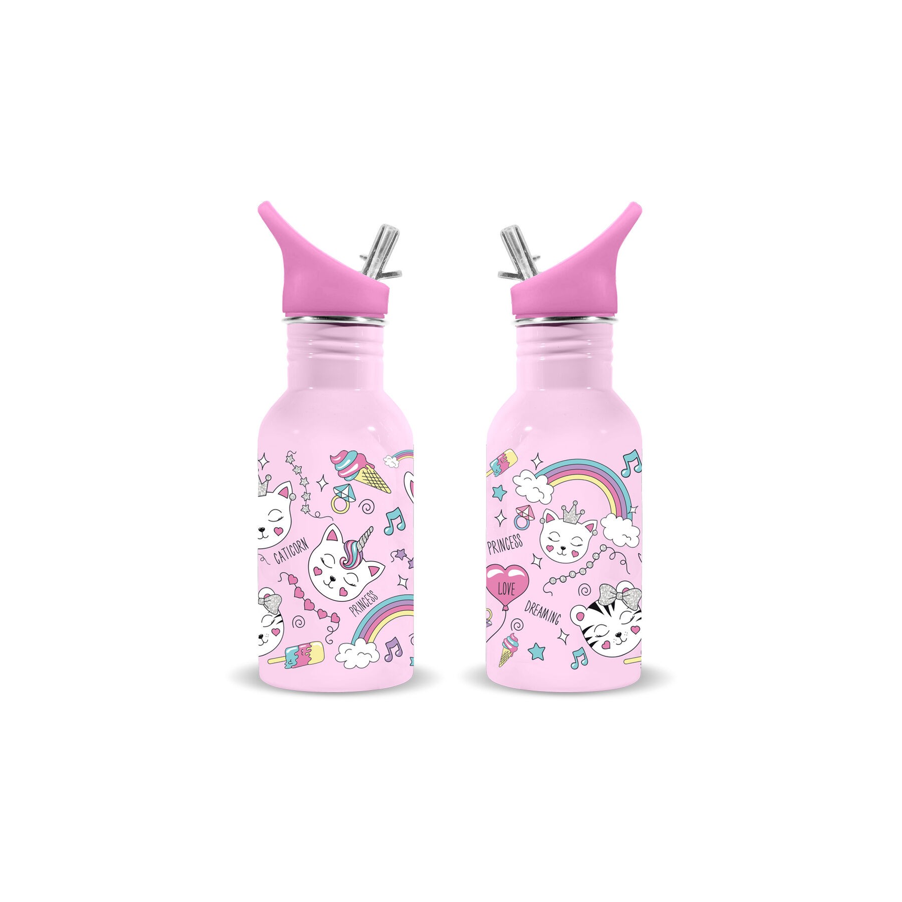 Cantimplora acero inoxidable Gatos Water Revolution 500ml