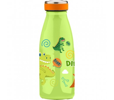 Botella Dino Raw Water Revolution 350ml termo