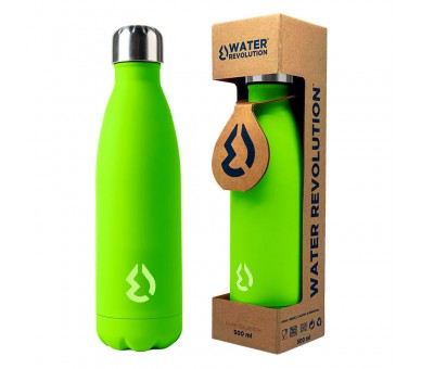 Botella Verde Fluor Water Revolution 500ml