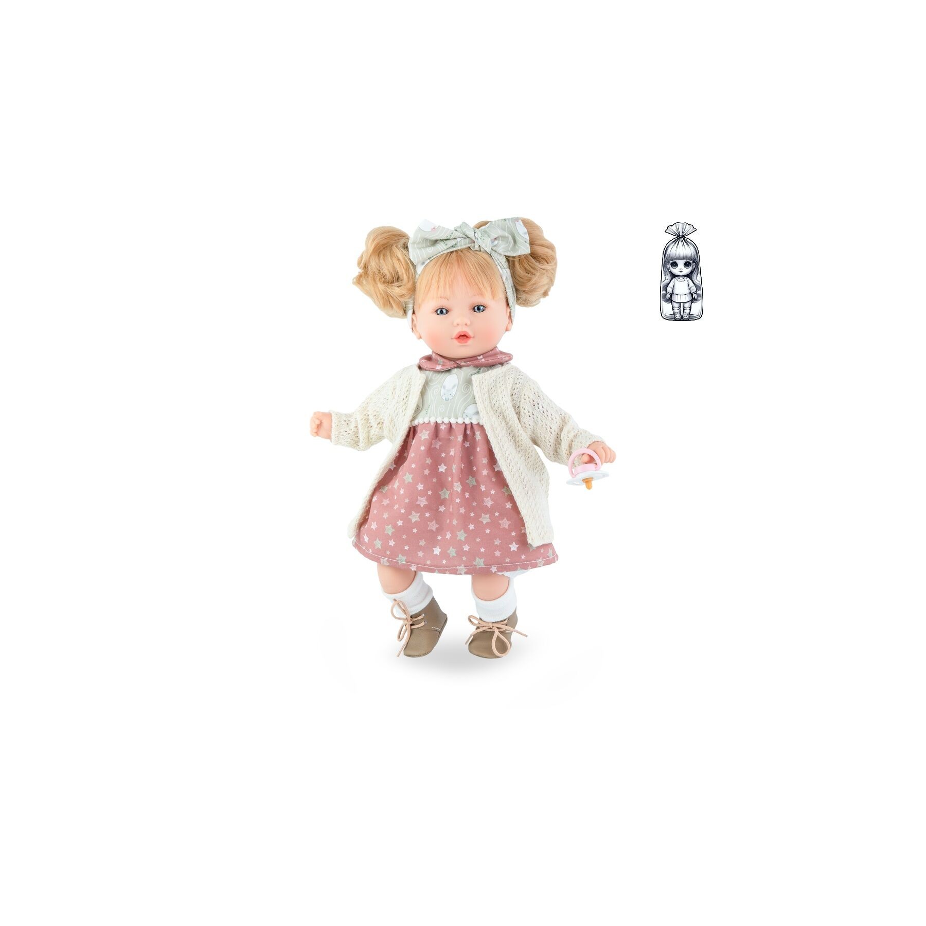 Muñeco Petite Winter niña 40cm