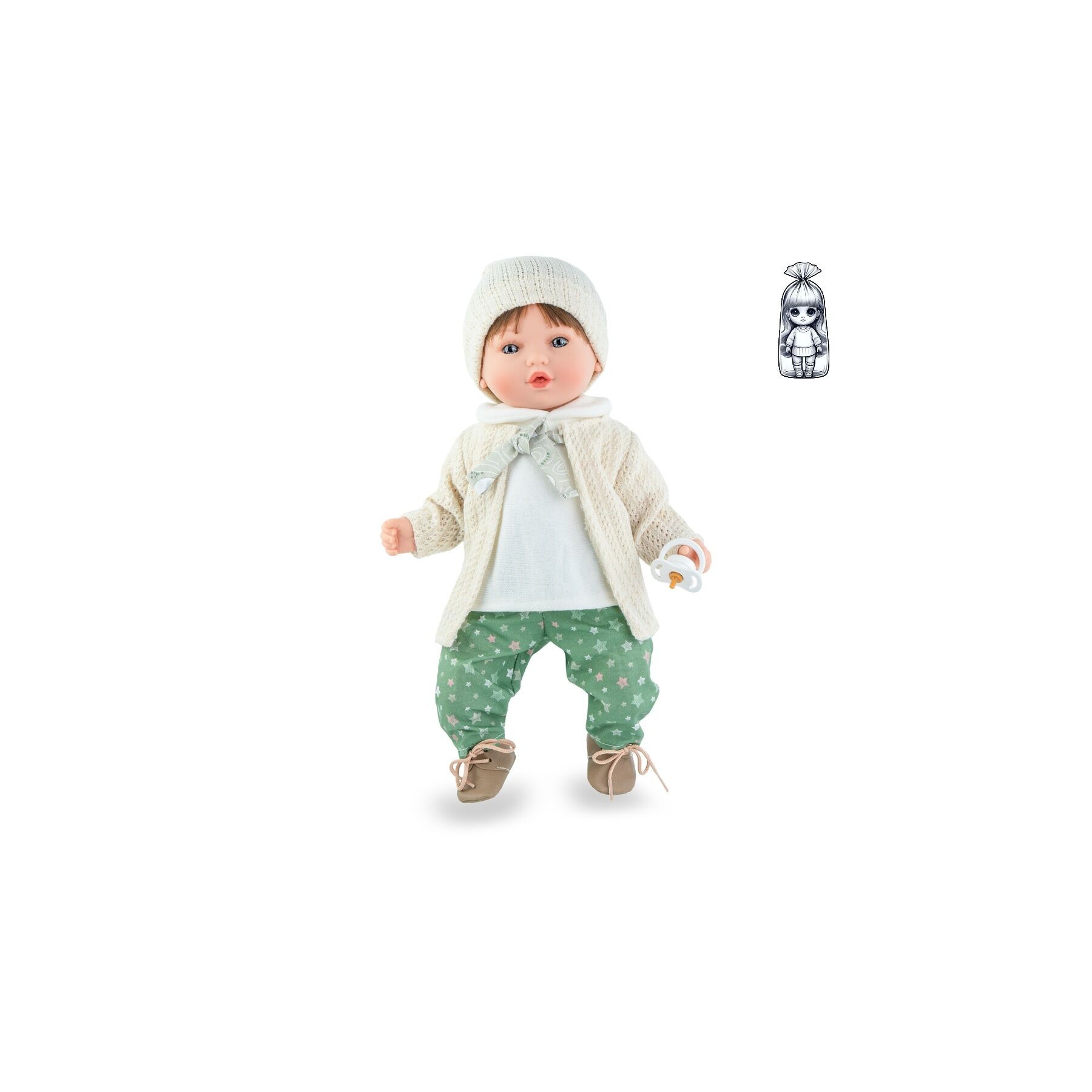 Muñeco Petite Winter niño 40cm