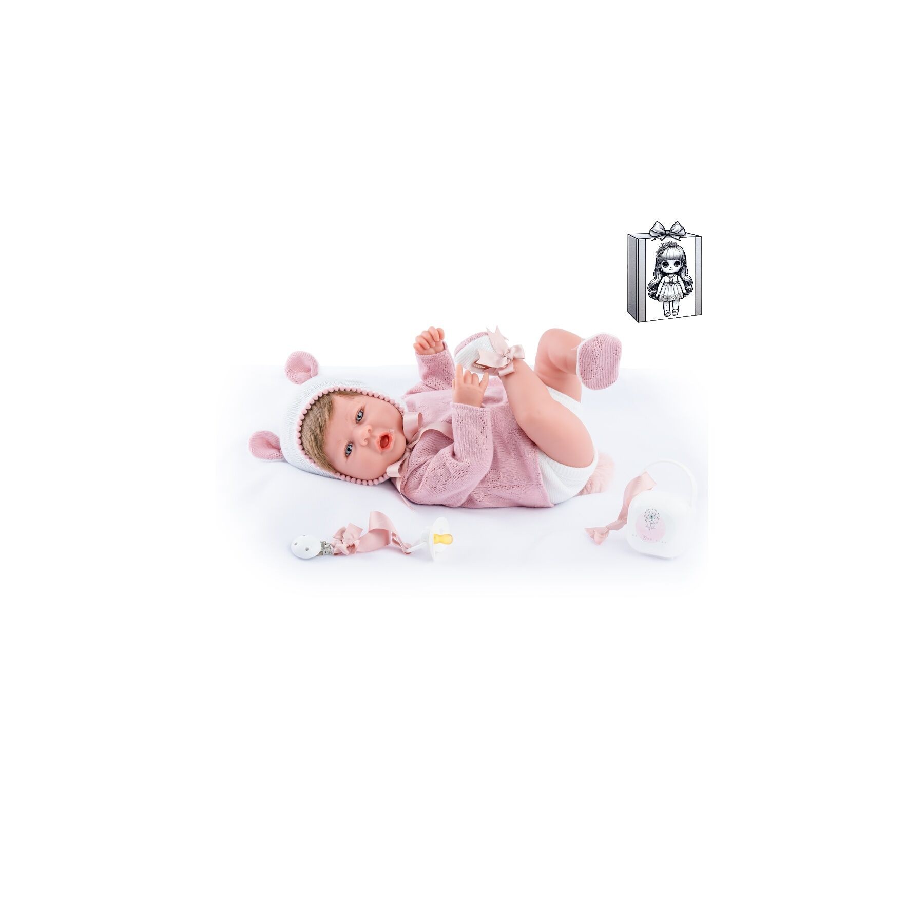 Muñeca Martina Teddy 45cm