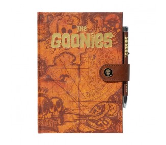 Cuaderno A5 premium + boligrafo proyector Los Goonies