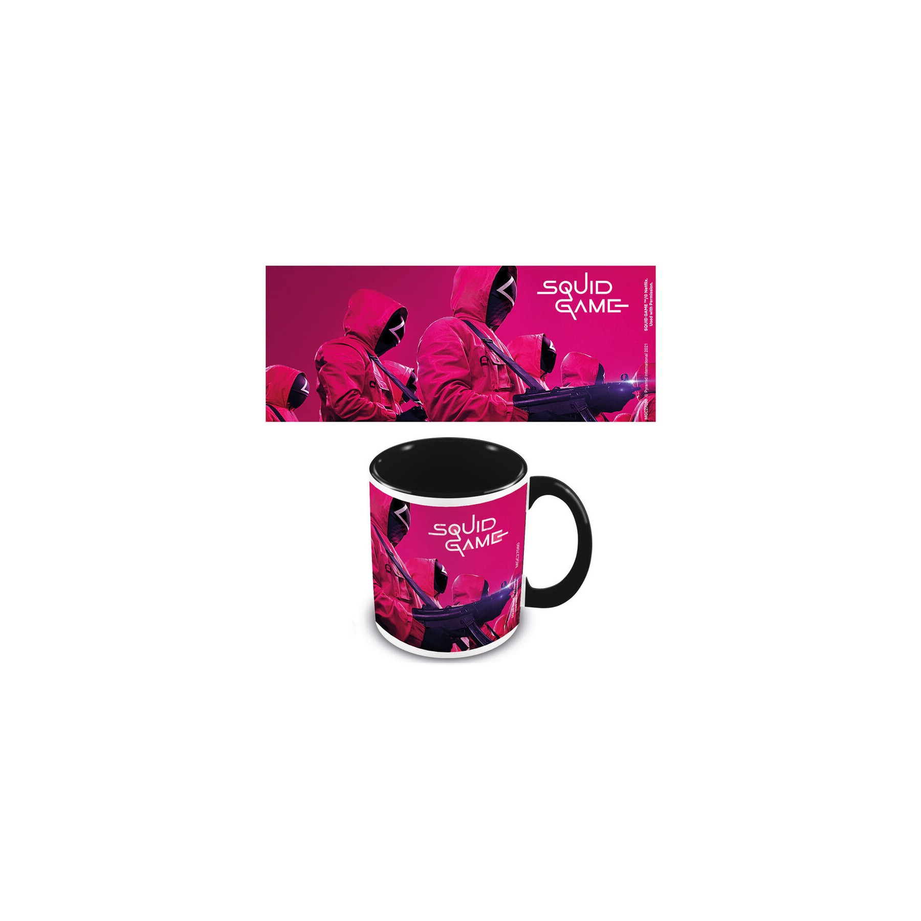 Taza Enmascarados El Juego del Calamar 315ml