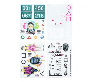 Pegatinas Gadgets El Juego del Calamar