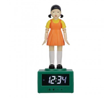 Reloj despertador Young-hee El Juego del Calamar 26cm