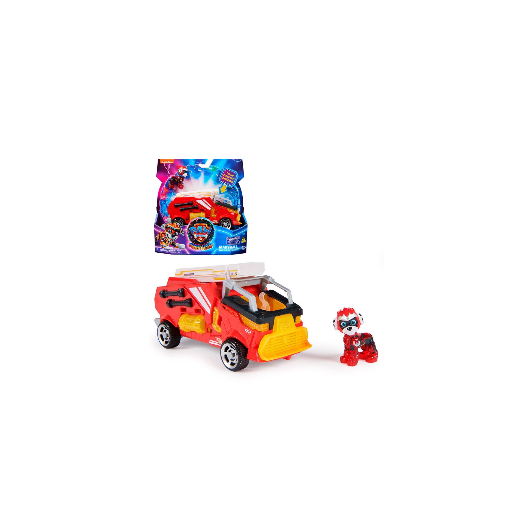 Vehiculo Marshall Mighty Movie Patrulla Canina Paw Patrol