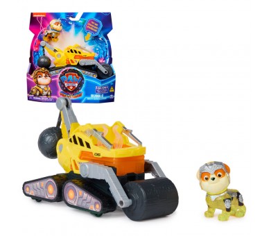 Vehiculo Rubble Mighty Movie Patrulla Canina Paw Patrol