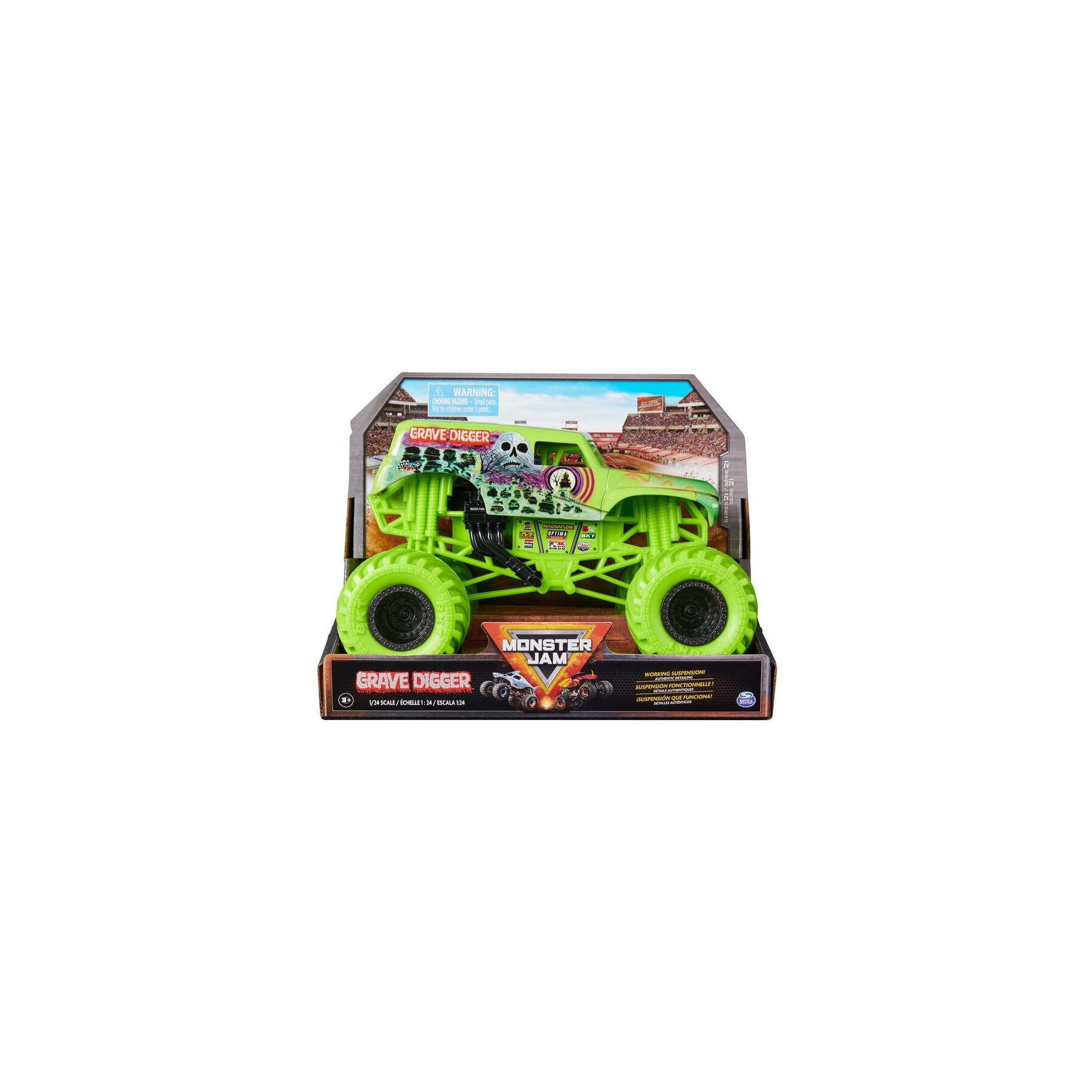 Coche Die Cast Grav Digger Monster Jam