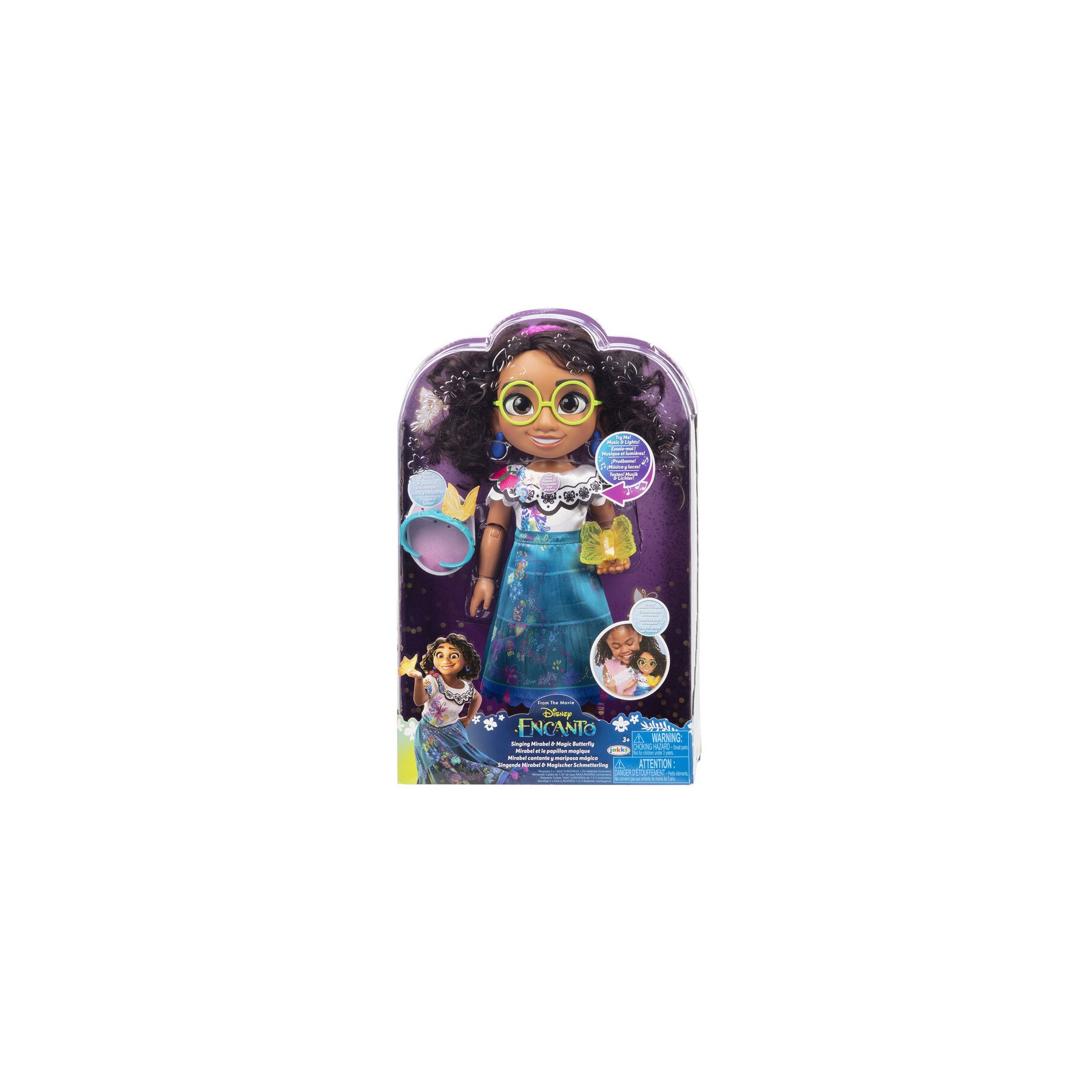 Muñeca Mirabel + Mariposa luminosa Encanto Disney 38cm