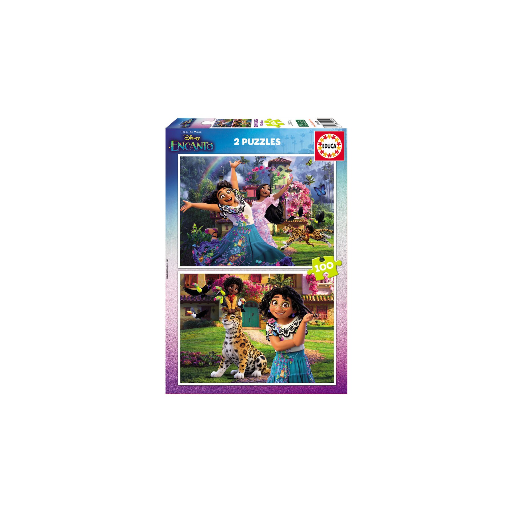 Puzzle Encanto Disney 2x100pzs