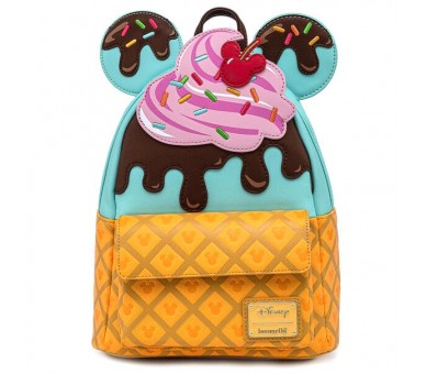Mochila Ice Cream Mickey Minnie Disney Loungefly