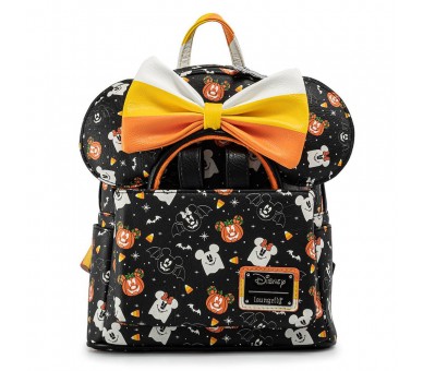 Set Mochila + Diadema orejas Spooky Halloween Mickey and Minnie Disney  Loungefly 27cm