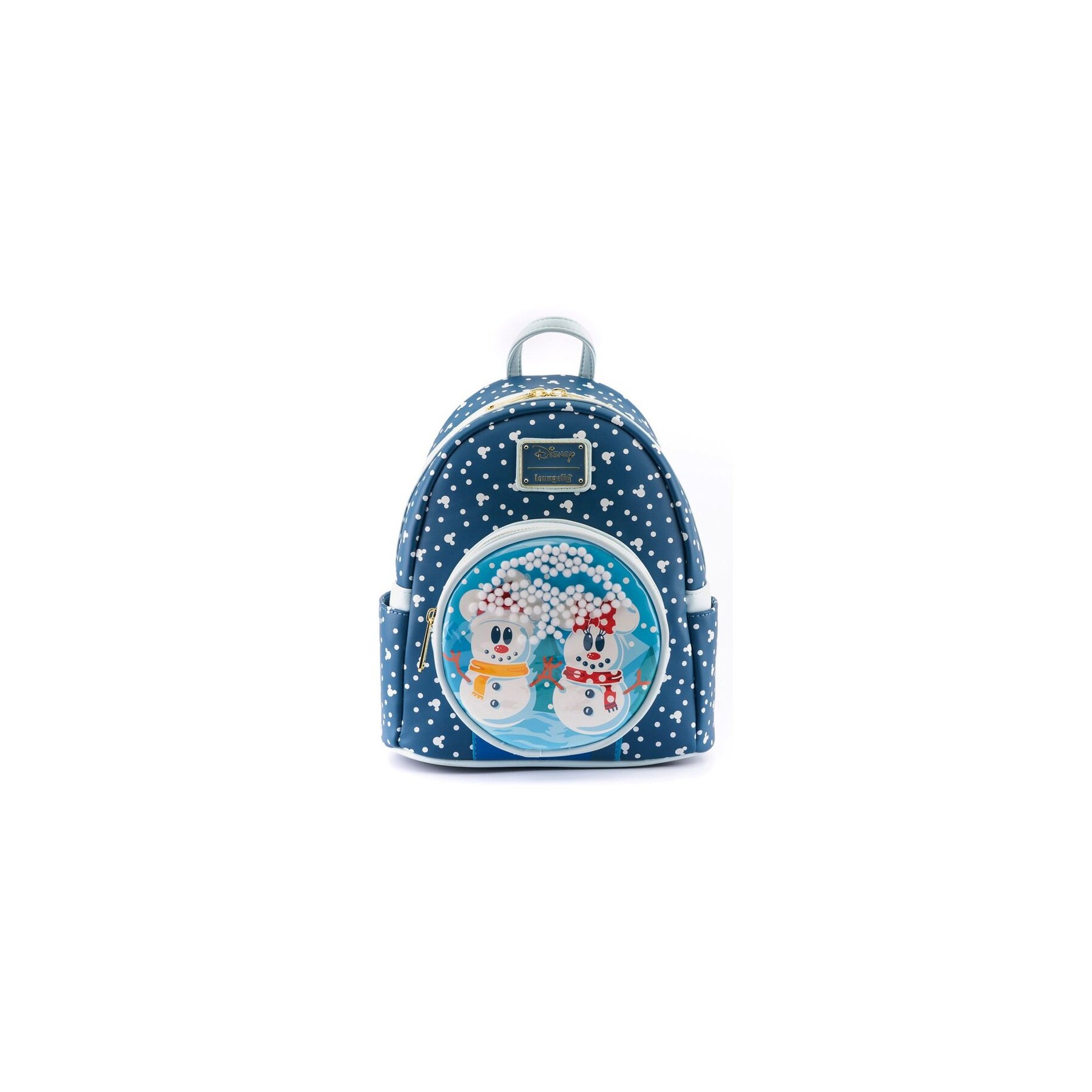 Mochila Mickey Minnie Snowman Disney Loungefly 26cm