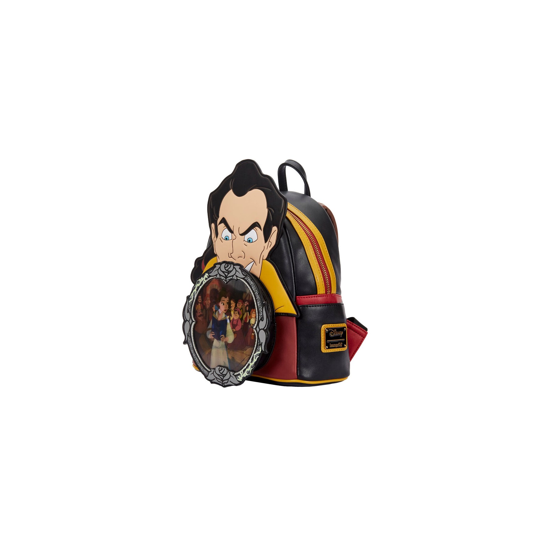 Mochila Villanos Escena Gaston La Bella y la Bestia Disney Loungefly 26cm