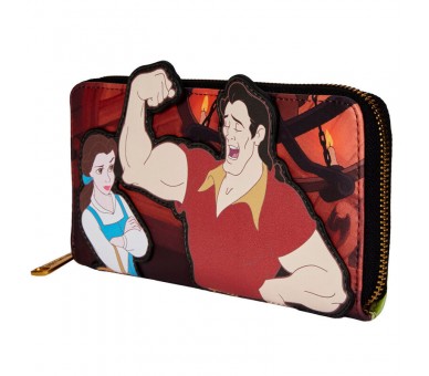 Cartera Villanos Escena Gaston La Bella y la Bestia Disney Loungefly