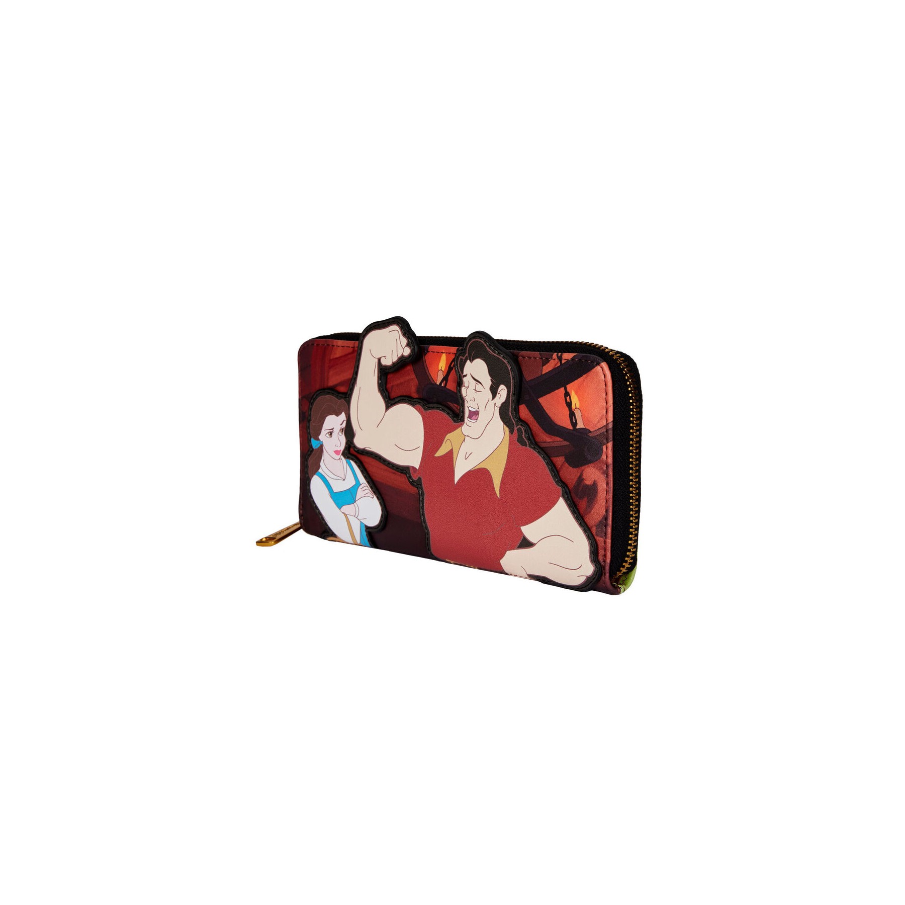 Cartera Villanos Escena Gaston La Bella y la Bestia Disney Loungefly