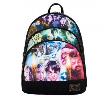 Mochila Trilogia Harry Potter Loungefly 34cm