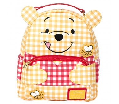 Mochila Gingham Winnie the Pooh Disney Loungefly 25cm
