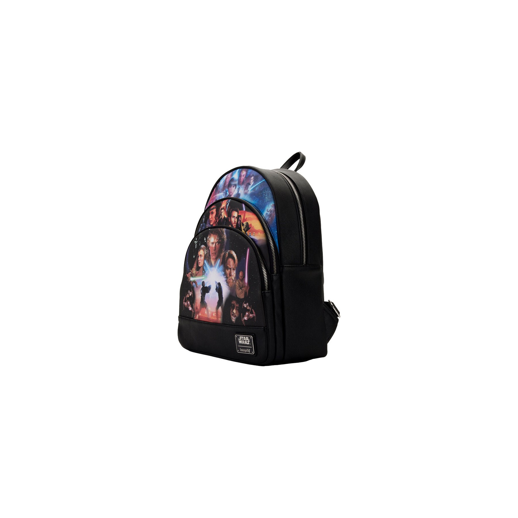 Mochila Trilogia de precuelas Star Wars Loungefly 34cm