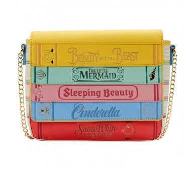 Bolso bandolera Libros Clasicos Princesas Disney Loungefly