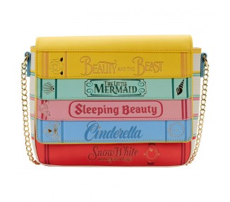 Bolso bandolera Libros Clasicos Princesas Disney Loungefly