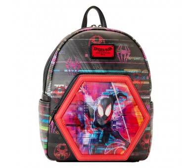Mochila lenticular Cruzando el Multiverso Spiderman Marvel Loungefly 27cm