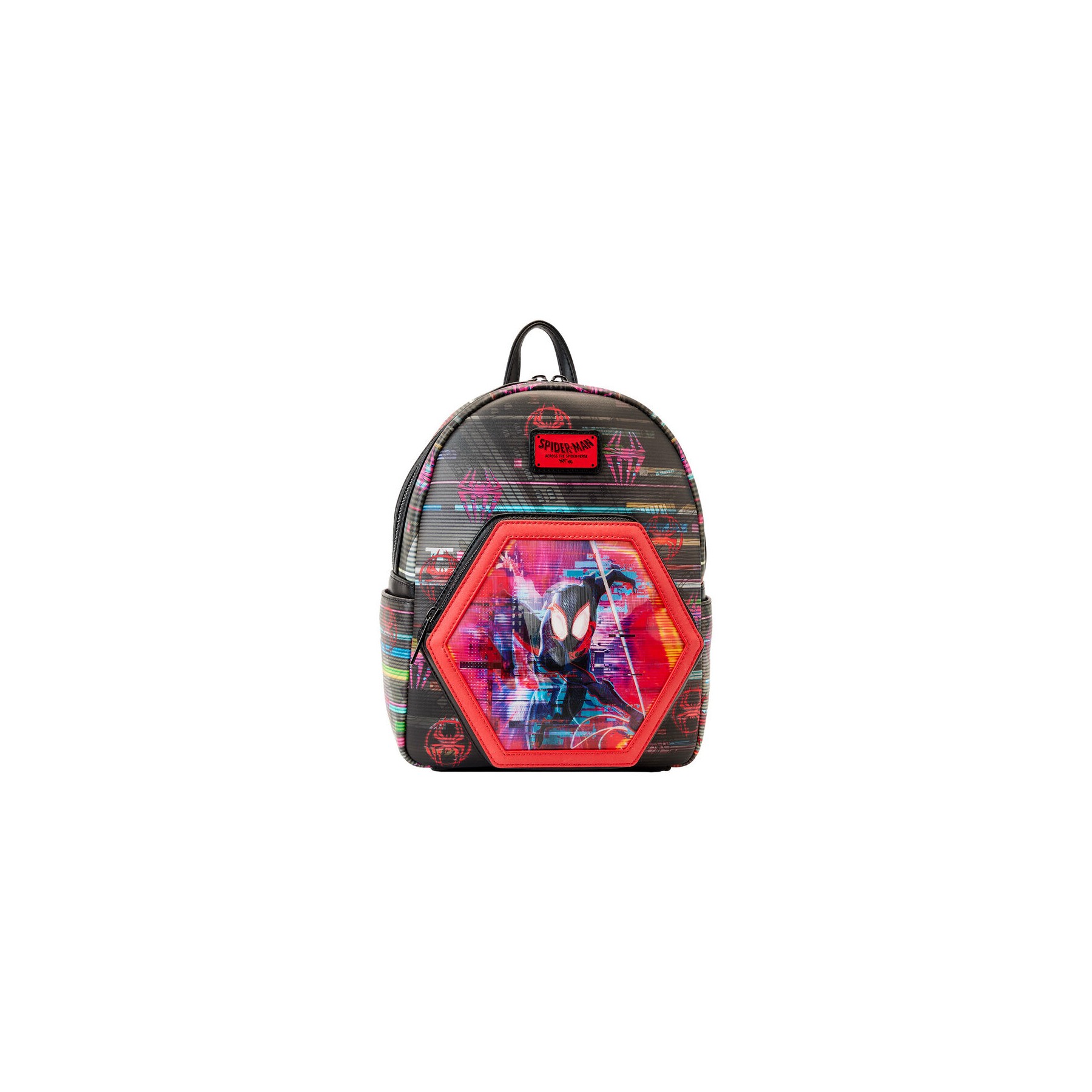Mochila lenticular Cruzando el Multiverso Spiderman Marvel Loungefly 27cm