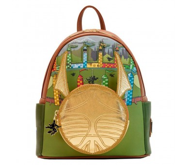 Mochila Snitch Dorada  Harry Potter Loungefly 26cm