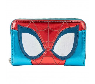 Cartera Metallic Spiderman Marvel Loungefly