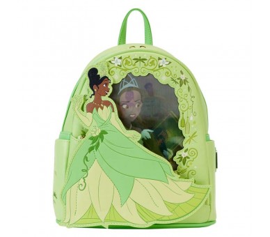 Mochila lenticular Tiana y el Sapo Disney Loungefly 26cm