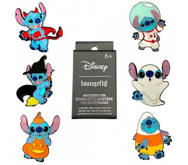 Blind Box Enamel Pin Halloween Stitch Disney surtido