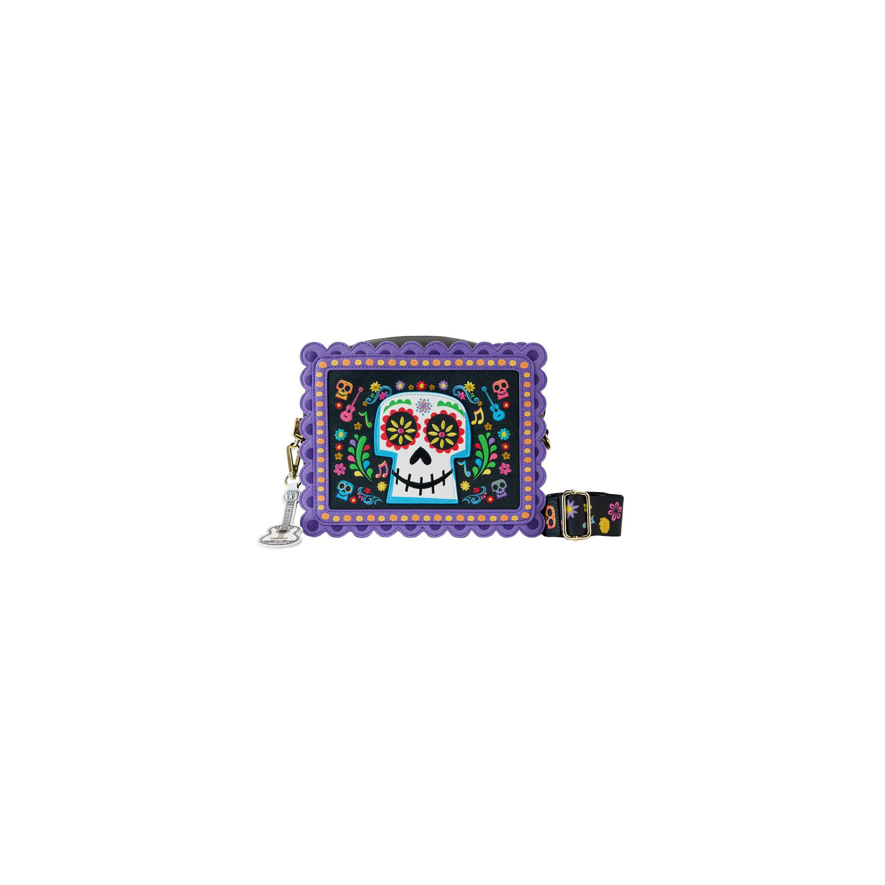 Bolso Miguel Calavera Floral Skull Coco Disney Loungefly